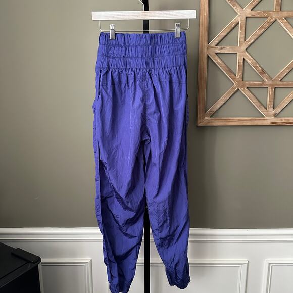 Free People The Way Home Jogger Pant XS Blue Purple - Picture 4 of 6